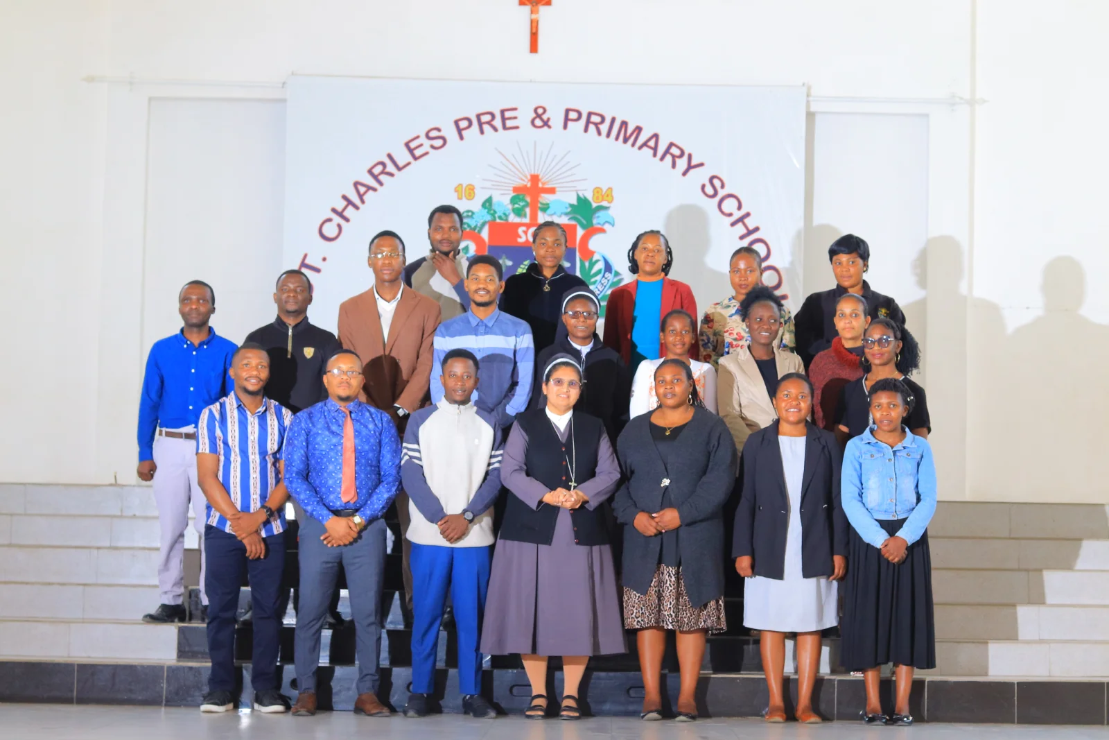 Administration staff group photograph.